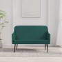 Dark green fabric bench 110x76x80 cm by vidaXL, Banks - Ref: Foro24-351487, Price: 114,41 €, Discount: %