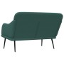 Banco de tela verde oscuro 110x76x80 cm de vidaXL, Bancos - Ref: Foro24-351487, Precio: 114,41 €, Descuento: %