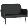 Banco de cuero sintético negro 107x80x81 cm de vidaXL, Bancos - Ref: Foro24-351398, Precio: 113,27 €, Descuento: %