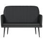 Banco de cuero sintético negro 107x80x81 cm de vidaXL, Bancos - Ref: Foro24-351398, Precio: 113,27 €, Descuento: %