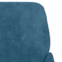 Banco de terciopelo azul 108x79x79 cm de vidaXL, Bancos - Ref: Foro24-351423, Precio: 136,52 €, Descuento: %