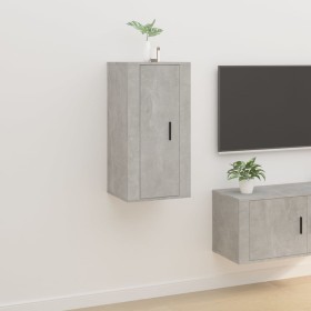 Mueble para TV de pared gris hormigón 40x34,5x80 cm de vidaXL, Muebles TV - Ref: Foro24-816676, Precio: 36,83 €, Descuento: %