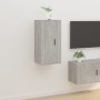 Mueble para TV de pared gris hormigón 40x34,5x80 cm de vidaXL, Muebles TV - Ref: Foro24-816676, Precio: 49,72 €, Descuento: %