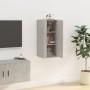 Concrete gray wall TV cabinet 40x34.5x80 cm by vidaXL, TV Furniture - Ref: Foro24-816676, Price: 36,99 €, Discount: %