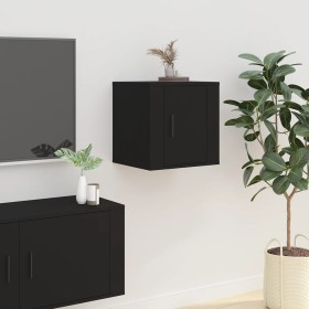 Wall-mounted TV stand in black, 40x34.5x40 cm by vidaXL, TV Furniture - Ref: Foro24-816642, Price: 27,95 €, Discount: %