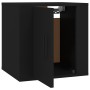 Wall-mounted TV stand in black, 40x34.5x40 cm by vidaXL, TV Furniture - Ref: Foro24-816642, Price: 27,99 €, Discount: %