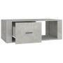 Mesa de centro madera contrachapada gris hormigón 100x50,5x35cm de vidaXL, Mesas de centro - Ref: Foro24-816540, Precio: 74,9...