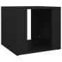 Black plywood nightstand 41x40x36 cm by vidaXL, Nightstands - Ref: Foro24-816545, Price: 29,91 €, Discount: %