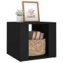 Black plywood nightstand 41x40x36 cm by vidaXL, Nightstands - Ref: Foro24-816545, Price: 29,91 €, Discount: %