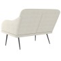 Cream velvet bench 110x76x80 cm by vidaXL, Banks - Ref: Foro24-351452, Price: 108,51 €, Discount: %