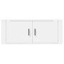 Mueble para TV de pared blanco 100x34,5x40 cm de vidaXL, Muebles TV - Ref: Foro24-816632, Precio: 66,67 €, Descuento: %