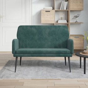 Dark green velvet bench 108x79x79 cm by vidaXL, Banks - Ref: Foro24-351416, Price: 147,12 €, Discount: %