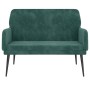 Banco de terciopelo verde oscuro 108x79x79 cm de vidaXL, Bancos - Ref: Foro24-351416, Precio: 147,12 €, Descuento: %