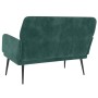 Banco de terciopelo verde oscuro 108x79x79 cm de vidaXL, Bancos - Ref: Foro24-351416, Precio: 147,12 €, Descuento: %