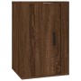 Wall TV cabinets 2 pcs brown oak 40x34.5x60 cm by vidaXL, TV Furniture - Ref: Foro24-816671, Price: 70,24 €, Discount: %