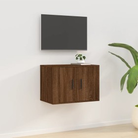 Wall-mounted TV stand in brown oak, 57x34.5x40 cm by vidaXL, TV Furniture - Ref: Foro24-816623, Price: 49,99 €, Discount: %