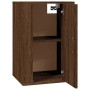 Wall TV cabinets 2 pcs brown oak 40x34.5x60 cm by vidaXL, TV Furniture - Ref: Foro24-816671, Price: 70,24 €, Discount: %