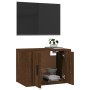 Wall-mounted TV stand in brown oak, 57x34.5x40 cm by vidaXL, TV Furniture - Ref: Foro24-816623, Price: 51,22 €, Discount: %