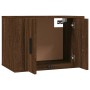 Mueble para TV de pared roble marrón 57x34,5x40 cm de vidaXL, Muebles TV - Ref: Foro24-816623, Precio: 51,22 €, Descuento: %