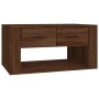 Brown oak plywood coffee table 80x50x40 cm by vidaXL, Coffee table - Ref: Foro24-816535, Price: 71,99 €, Discount: %