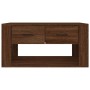 Brown oak plywood coffee table 80x50x40 cm by vidaXL, Coffee table - Ref: Foro24-816535, Price: 71,99 €, Discount: %