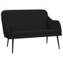 Banco de tela negro 110x76x80 cm de vidaXL, Bancos - Ref: Foro24-351485, Precio: 116,10 €, Descuento: %