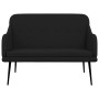 Banco de tela negro 110x76x80 cm de vidaXL, Bancos - Ref: Foro24-351485, Precio: 116,10 €, Descuento: %