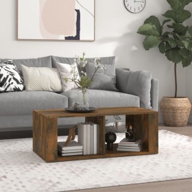 Smoked oak plywood coffee table 100x50x36 cm by vidaXL, Coffee table - Ref: Foro24-816525, Price: 51,99 €, Discount: %