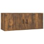 Wall-mounted TV stand in smoked oak, 100x34.5x40 cm by vidaXL, TV Furniture - Ref: Foro24-816637, Price: 64,38 €, Discount: %