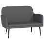 Gray synthetic leather bench 107x80x81 cm by vidaXL, Banks - Ref: Foro24-351401, Price: 122,73 €, Discount: %