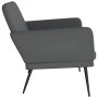 Banco de cuero sintético gris 107x80x81 cm de vidaXL, Bancos - Ref: Foro24-351401, Precio: 122,73 €, Descuento: %