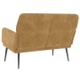 Brown velvet bench 108x79x79 cm by vidaXL, Banks - Ref: Foro24-351421, Price: 136,52 €, Discount: %