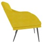 Banco de terciopelo amarillo 110x76x80 cm de vidaXL, Bancos - Ref: Foro24-351450, Precio: 91,79 €, Descuento: %