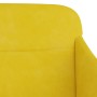 Banco de terciopelo amarillo 110x76x80 cm de vidaXL, Bancos - Ref: Foro24-351450, Precio: 91,79 €, Descuento: %