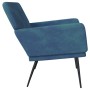 Banco de terciopelo azul 108x79x79 cm de vidaXL, Bancos - Ref: Foro24-351391, Precio: 94,42 €, Descuento: %