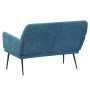 Banco de terciopelo azul 108x79x79 cm de vidaXL, Bancos - Ref: Foro24-351391, Precio: 94,42 €, Descuento: %