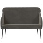 Banco de terciopelo gris oscuro 110x76x80 cm de vidaXL, Bancos - Ref: Foro24-351465, Precio: 139,36 €, Descuento: %