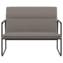 Banco de tela gris taupé 100x64x80 cm de vidaXL, Bancos - Ref: Foro24-351356, Precio: 79,50 €, Descuento: %