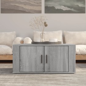 Sonoma gray plywood coffee table 80x50x36 cm by vidaXL, Coffee table - Ref: Foro24-816518, Price: 70,51 €, Discount: %