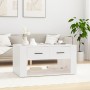 Mesa de centro madera contrachapada blanca 80x50x40 cm de vidaXL, Mesas de centro - Ref: Foro24-816528, Precio: 77,99 €, Desc...