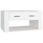 Mesa de centro madera contrachapada blanca 80x50x40 cm de vidaXL, Mesas de centro - Ref: Foro24-816528, Precio: 77,99 €, Desc...