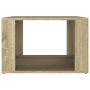 Mesita de noche madera contrachapada roble Sonoma 57x55x36 cm de vidaXL, Mesitas de noche - Ref: Foro24-816555, Precio: 33,70...