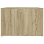 Mesita de noche madera contrachapada roble Sonoma 57x55x36 cm de vidaXL, Mesitas de noche - Ref: Foro24-816555, Precio: 33,70...