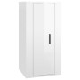 Mueble para TV de pared blanco brillante 40x34,5x80 cm de vidaXL, Muebles TV - Ref: Foro24-816674, Precio: 53,68 €, Descuento: %