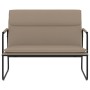 Banco de cuero sintético color capuchino 100x64x80 cm de vidaXL, Bancos - Ref: Foro24-351371, Precio: 87,16 €, Descuento: %