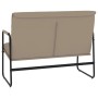 Banco de cuero sintético color capuchino 100x64x80 cm de vidaXL, Bancos - Ref: Foro24-351371, Precio: 87,16 €, Descuento: %