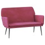 Red velvet bench 108x79x79 cm by vidaXL, Banks - Ref: Foro24-351386, Price: 111,26 €, Discount: %