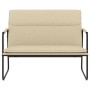 Cream fabric bench 100x64x80 cm by vidaXL, Banks - Ref: Foro24-351357, Price: 79,81 €, Discount: %