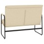 Banco de tela color crema 100x64x80 cm de vidaXL, Bancos - Ref: Foro24-351357, Precio: 79,81 €, Descuento: %