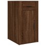 Brown oak plywood desk cabinet 40x49x75 cm by vidaXL, Closets and storage - Ref: Foro24-816799, Price: 62,79 €, Discount: %